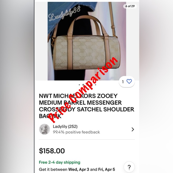 Micheal Kors Rare Authentic Barrel Bag - Picture 10 of 14